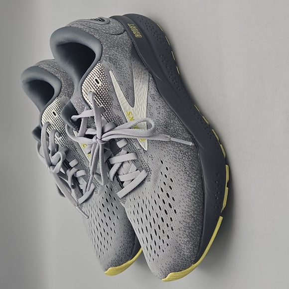 Brooks Ghost 16 Shoes Mens Size 9.5 Gray Sneakers Running Athletic Neutral Grey - Picture 3 of 13